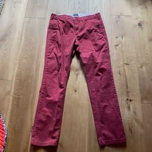 Men’s red Levi pants